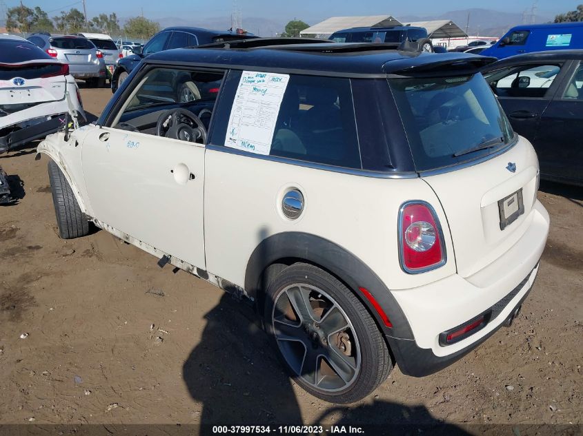2013 MINI HARDTOP COOPER S WMWSV3C57DT394651