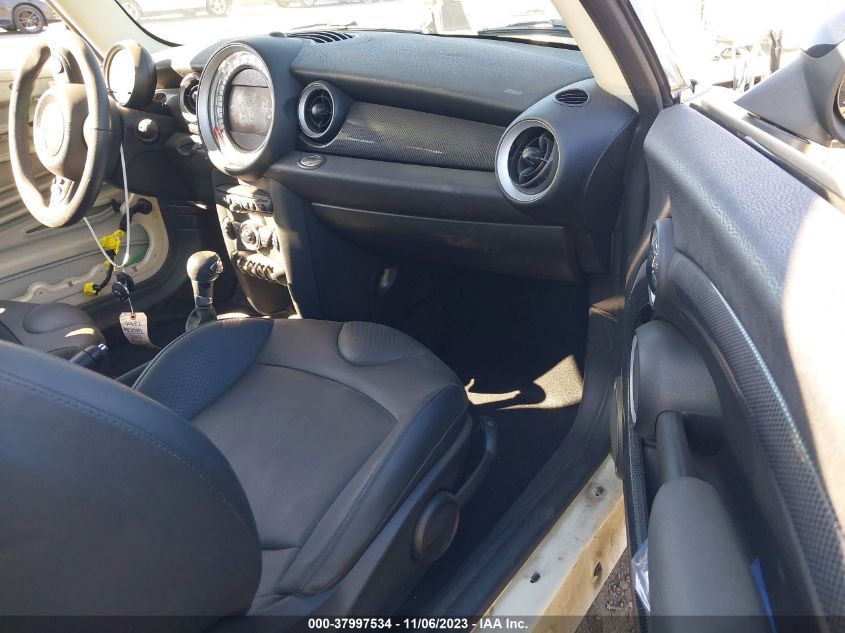 2013 MINI HARDTOP COOPER S WMWSV3C57DT394651