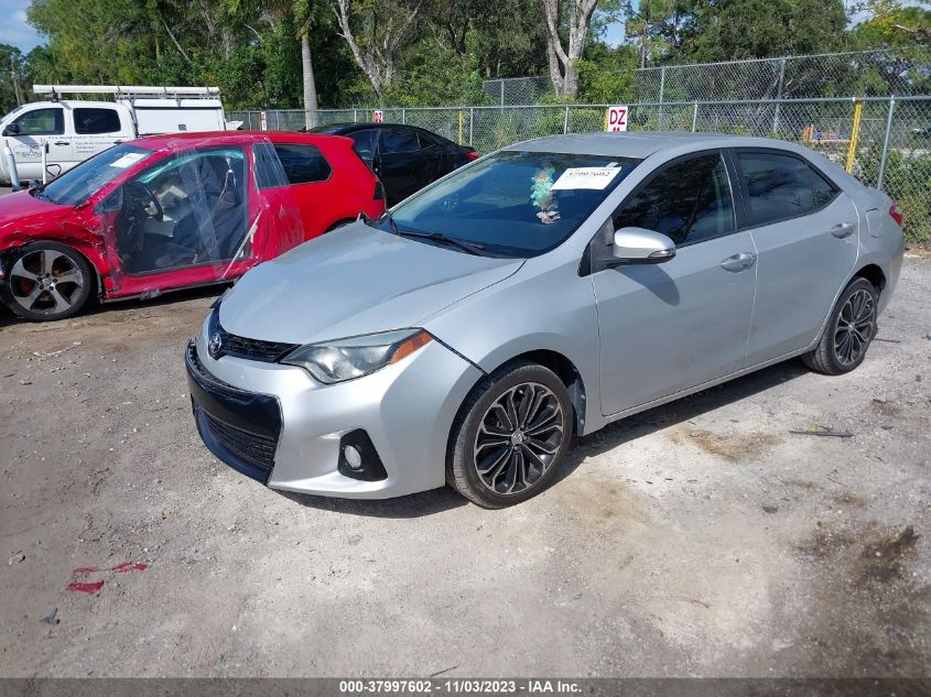 2015 TOYOTA COROLLA S PLUS - 2T1BURHEXFC281370