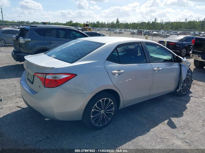 2015 TOYOTA COROLLA S PLUS - 2T1BURHEXFC281370