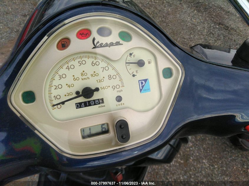 2009 VESPA LX 150 - ZAPM448F495017078