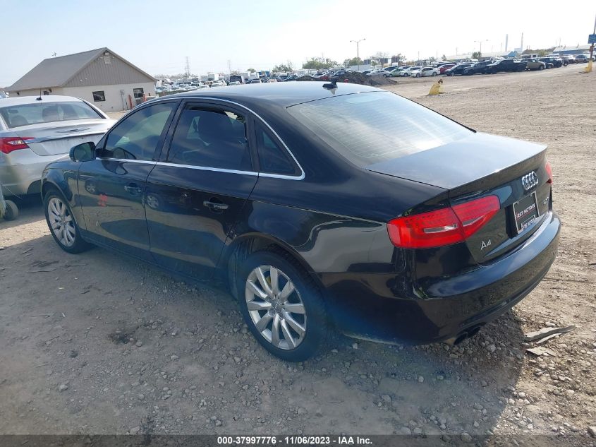 2013 AUDI A4 PREMIUM - WAUAFAFL5DN010863