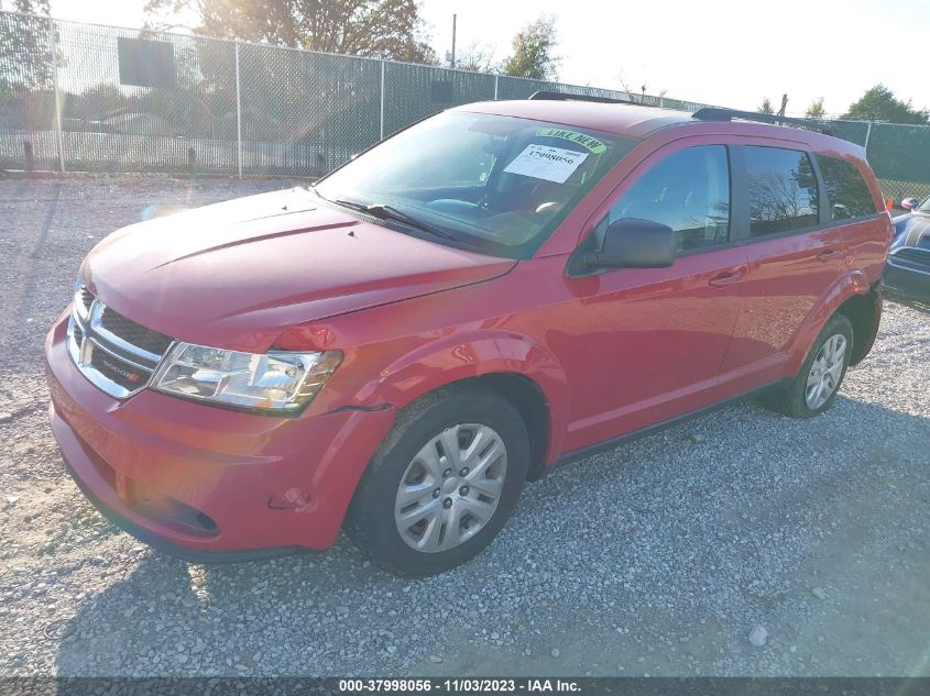 2016 DODGE JOURNEY SE - 3C4PDCABXGT222983