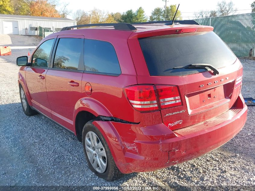 2016 DODGE JOURNEY SE - 3C4PDCABXGT222983