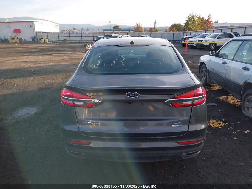 2019 FORD FUSION SE - 3FA6P0T98KR233276