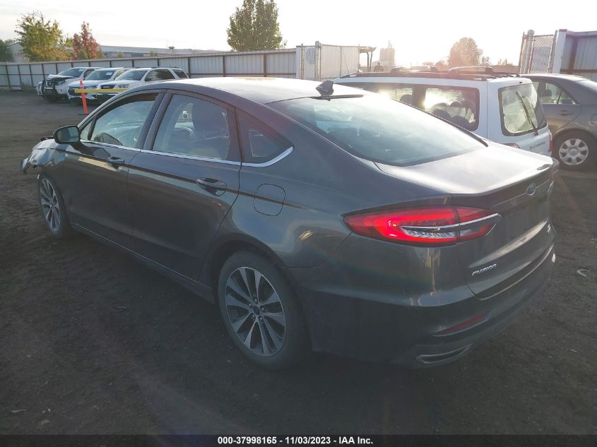 2019 FORD FUSION SE - 3FA6P0T98KR233276