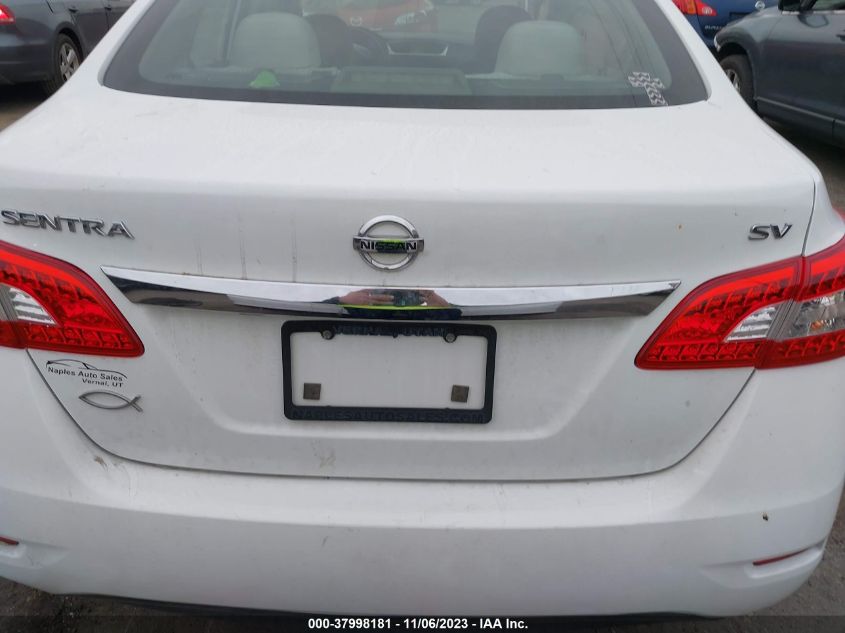 2015 NISSAN SENTRA FE+ S/S/SL/SR/SV - 3N1AB7AP6FY253540