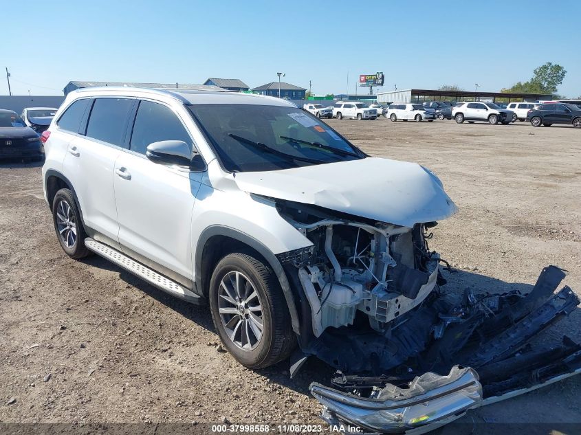 2019 TOYOTA HIGHLANDER SE/XLE - 5TDKZRFH7KS329276