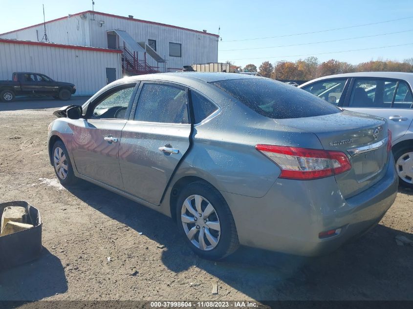 2013 NISSAN SENTRA S - 3N1AB7AP1DL611279