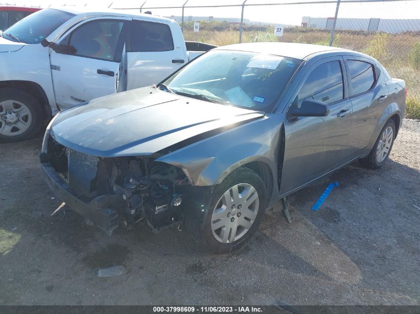 2013 DODGE AVENGER SE - 1C3CDZAG3DN533975