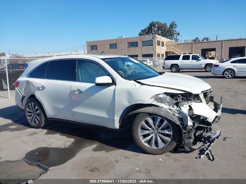2015 ACURA MDX TECHNOLOGY PACKAGE - 5FRYD3H40FB005689