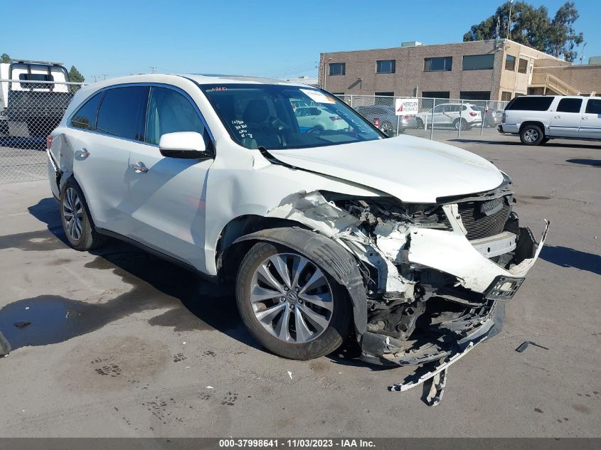 2015 ACURA MDX TECHNOLOGY PACKAGE - 5FRYD3H40FB005689
