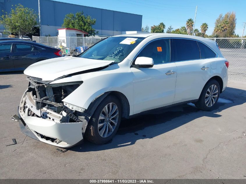 2015 ACURA MDX TECHNOLOGY PACKAGE - 5FRYD3H40FB005689