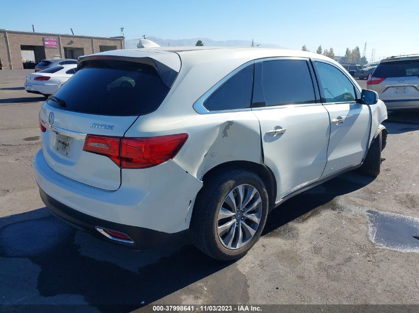 2015 ACURA MDX TECHNOLOGY PACKAGE - 5FRYD3H40FB005689