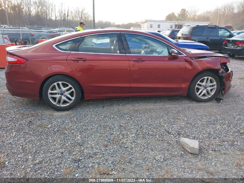 2014 FORD FUSION SE - 3FA6P0HD7ER191233