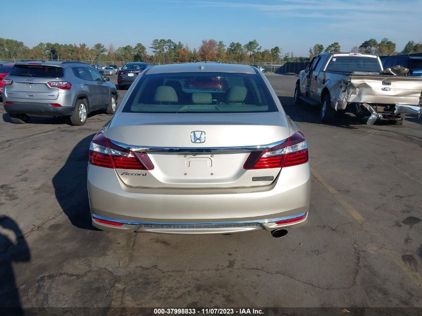 2016 HONDA ACCORD EX - 1HGCR2F78GA226604