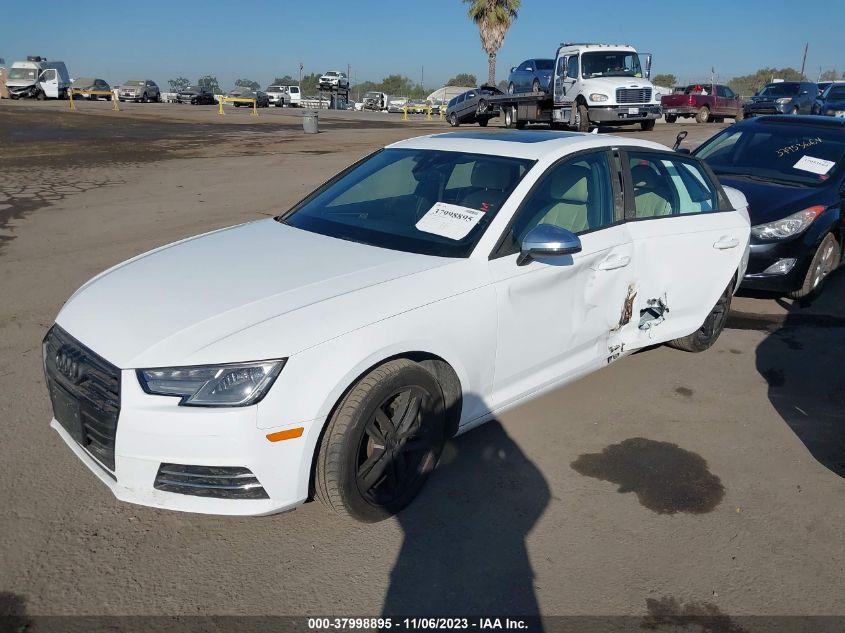 2017 AUDI A4 2.0T PREMIUM - WAUGNAF47HN023254