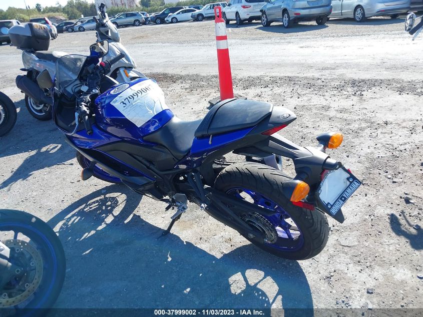 2023 YAMAHA YZFR3 A MH3RH18Y0PK010981