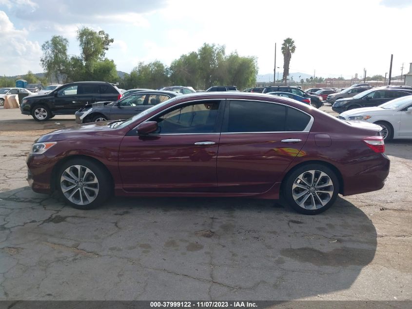 2017 HONDA ACCORD SEDAN SPORT - 1HGCR2F52HA308280