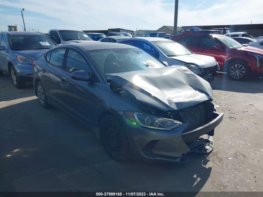 2017 HYUNDAI ELANTRA SE - KMHD74LF8HU397087