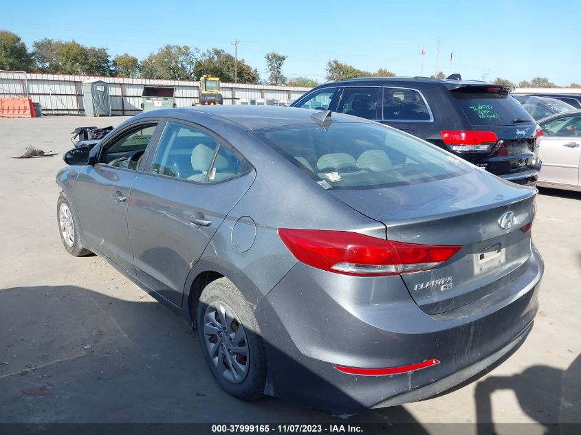2017 HYUNDAI ELANTRA SE - KMHD74LF8HU397087