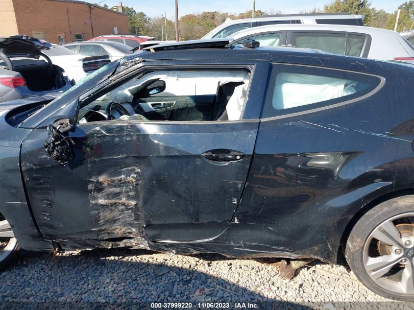 2017 HYUNDAI VELOSTER - KMHTC6AD1HU324633
