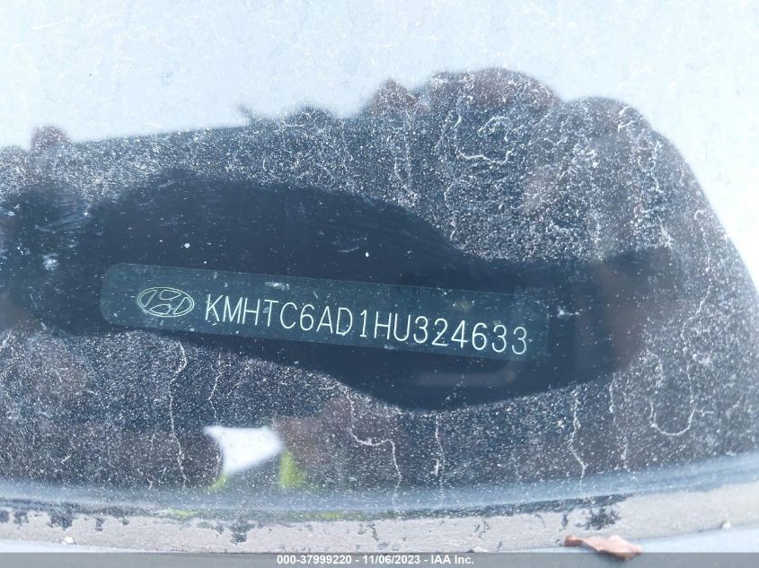 2017 HYUNDAI VELOSTER - KMHTC6AD1HU324633