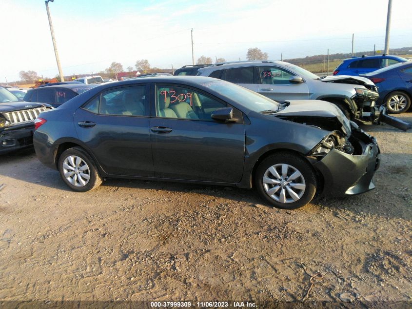 2016 TOYOTA COROLLA LE - 2T1BURHE4GC696556