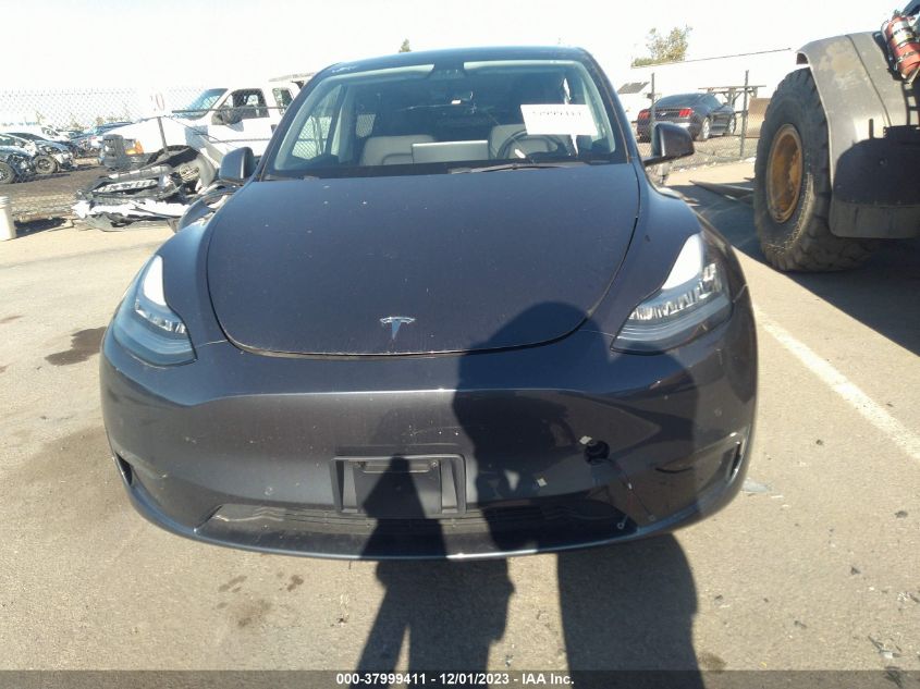 2021 TESLA MODEL Y LONG RANGE DUAL MOTOR - 5YJYGDEE0MF214407