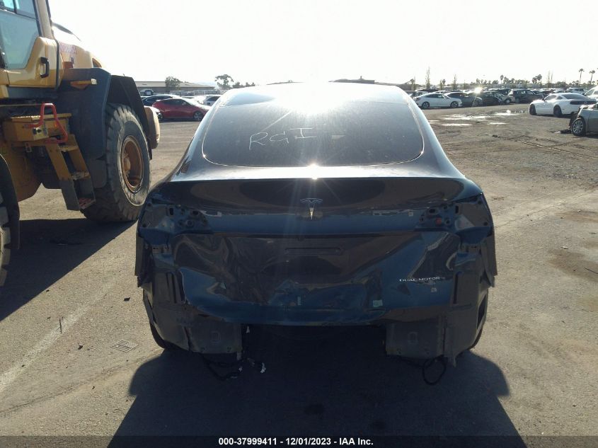 2021 TESLA MODEL Y LONG RANGE DUAL MOTOR - 5YJYGDEE0MF214407