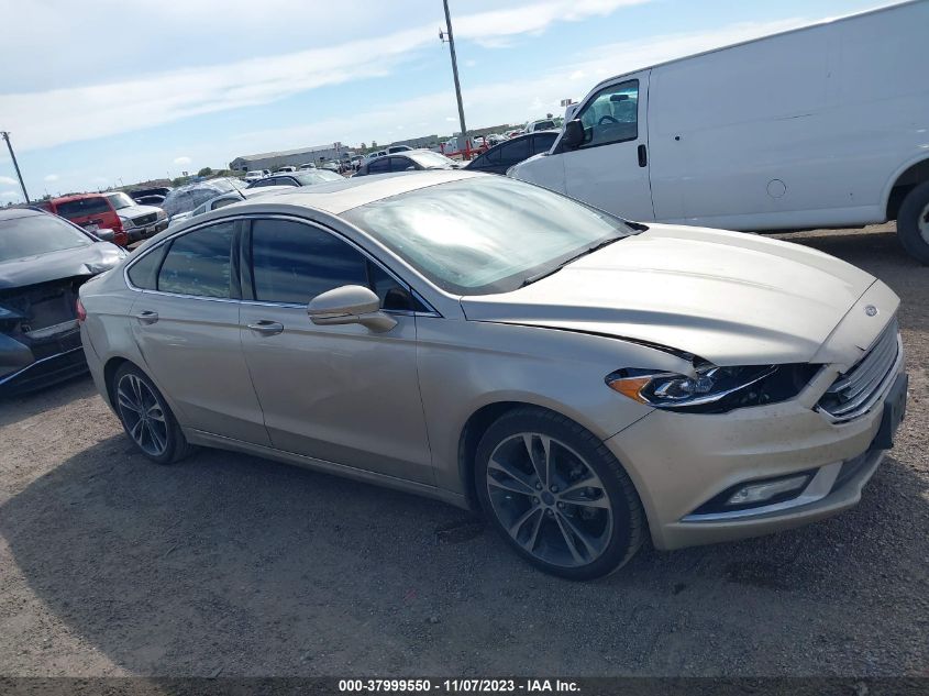 2017 FORD FUSION TITANIUM - 3FA6P0K90HR214618