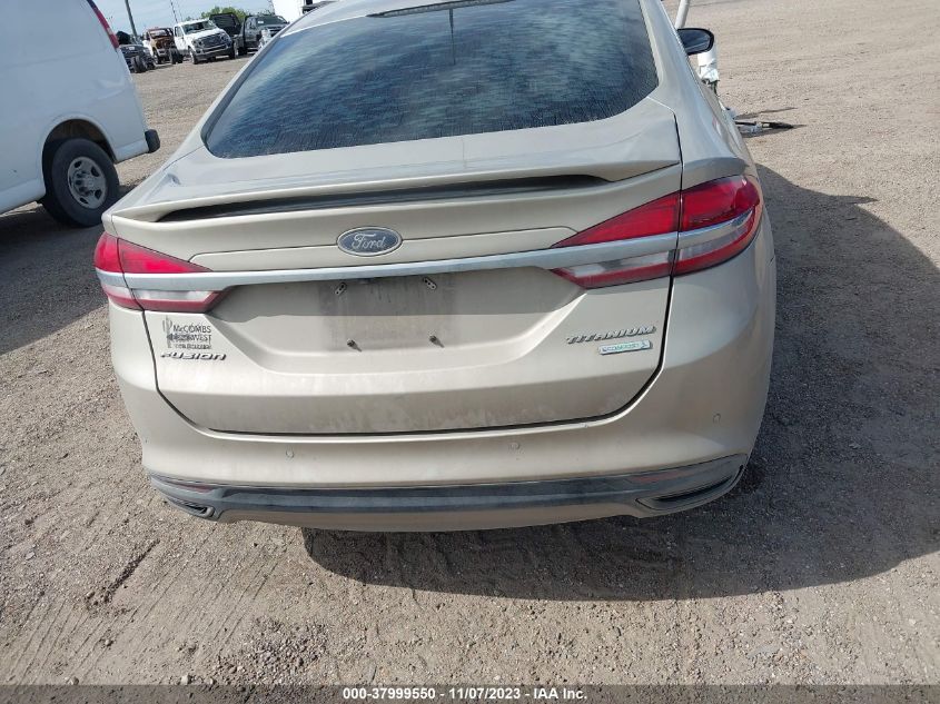 2017 FORD FUSION TITANIUM - 3FA6P0K90HR214618