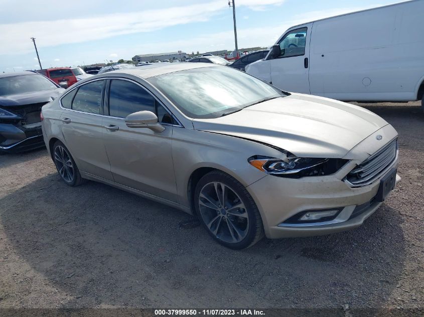 2017 FORD FUSION TITANIUM - 3FA6P0K90HR214618