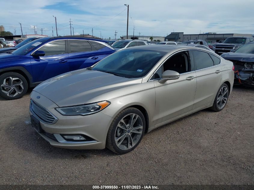 2017 FORD FUSION TITANIUM - 3FA6P0K90HR214618