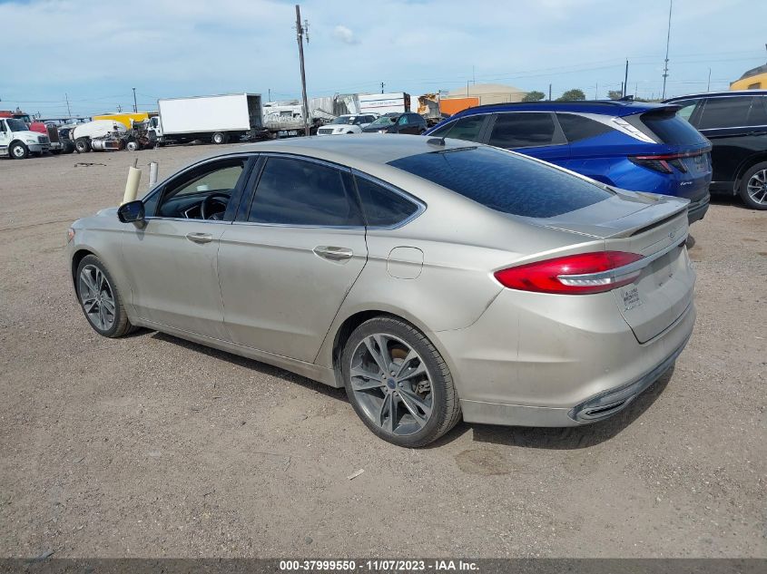 2017 FORD FUSION TITANIUM - 3FA6P0K90HR214618