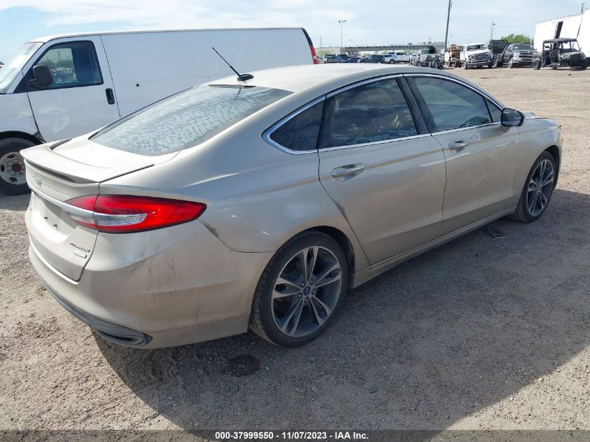 2017 FORD FUSION TITANIUM - 3FA6P0K90HR214618