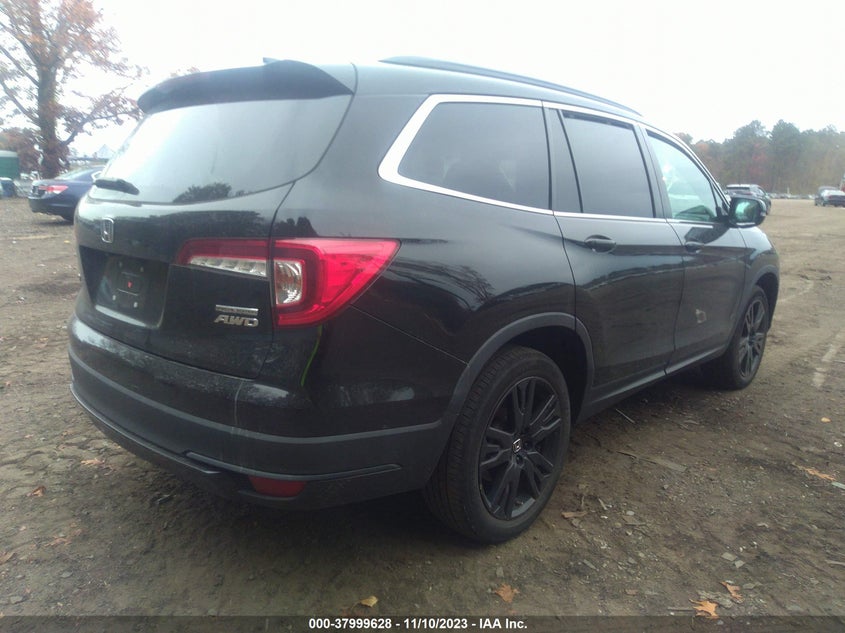 VIN 5FNYF6H23MB073459 2021 HONDA PILOT SE