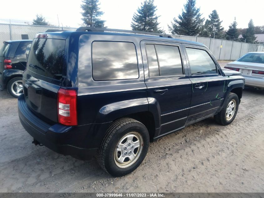 2014 JEEP PATRIOT SPORT - 1C4NJRBB9ED728440