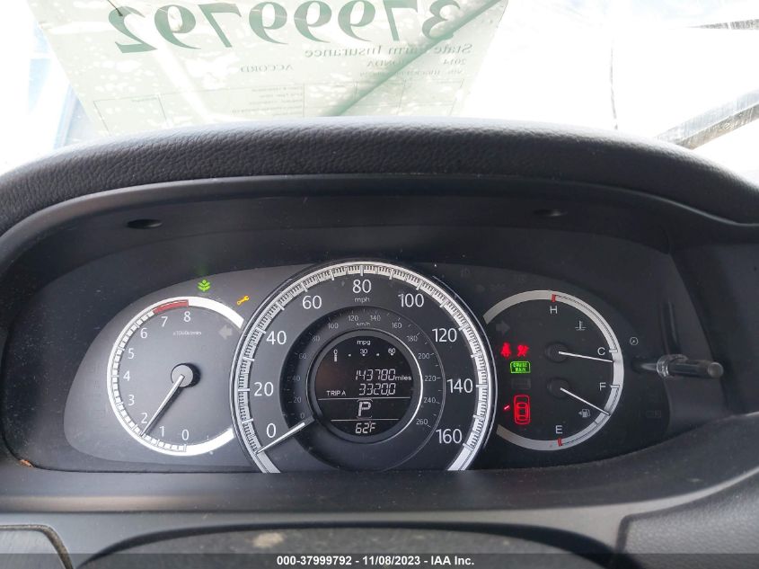 2014 HONDA ACCORD EX - 1HGCR2F79EA298229
