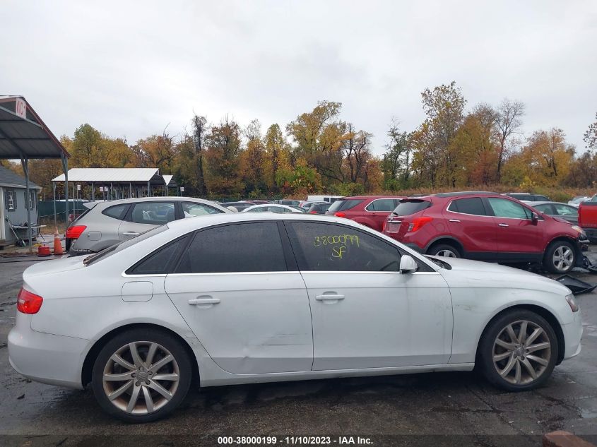 2013 AUDI A4 2.0T PREMIUM - WAUFFAFL0DA164880