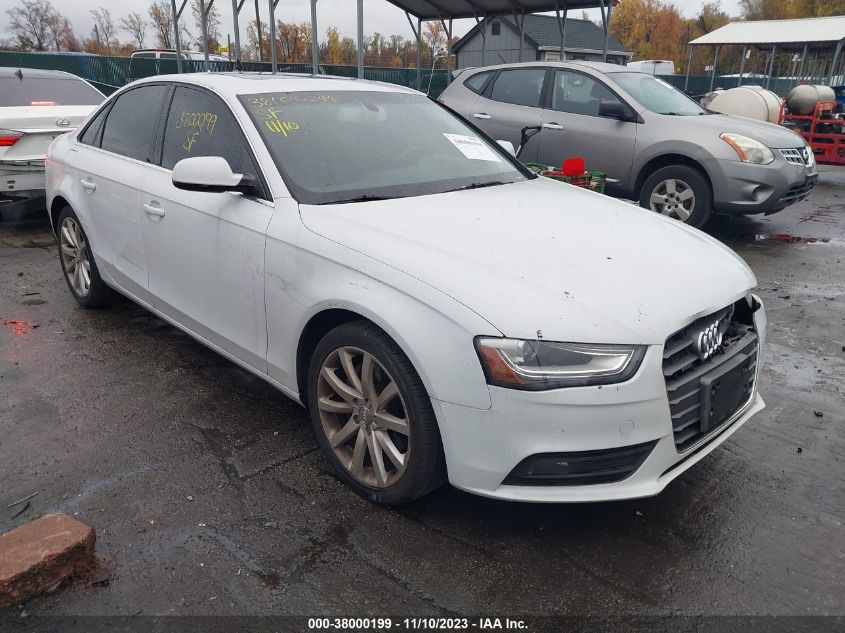 2013 AUDI A4 2.0T PREMIUM - WAUFFAFL0DA164880