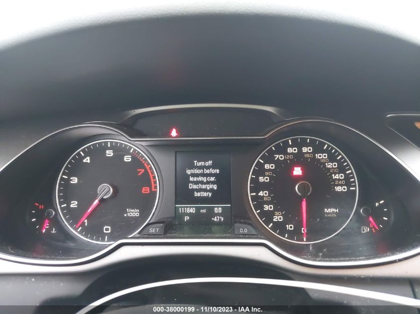 2013 AUDI A4 2.0T PREMIUM - WAUFFAFL0DA164880