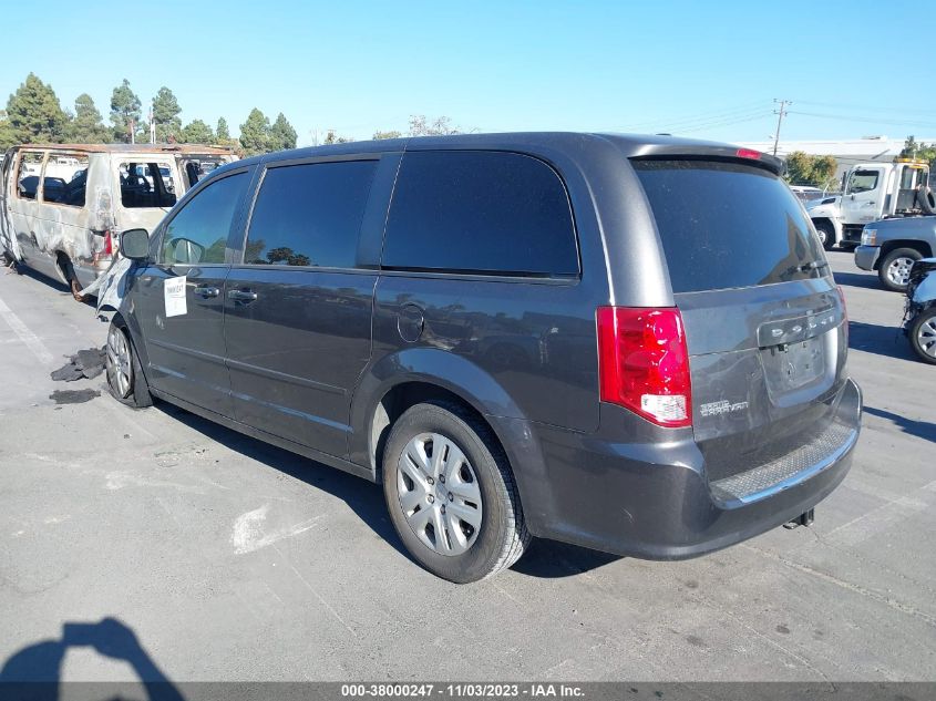 2016 DODGE GRAND CARAVAN SE - 2C4RDGBGXGR395352