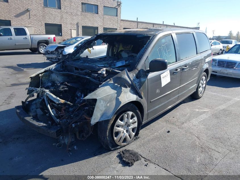 2016 DODGE GRAND CARAVAN SE - 2C4RDGBGXGR395352