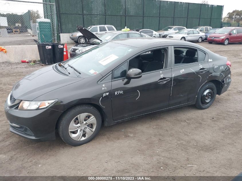 2013 HONDA CIVIC LX - 2HGFB2F51DH577979
