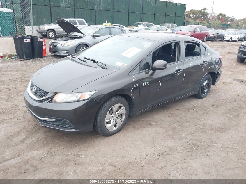 2013 HONDA CIVIC LX - 2HGFB2F51DH577979