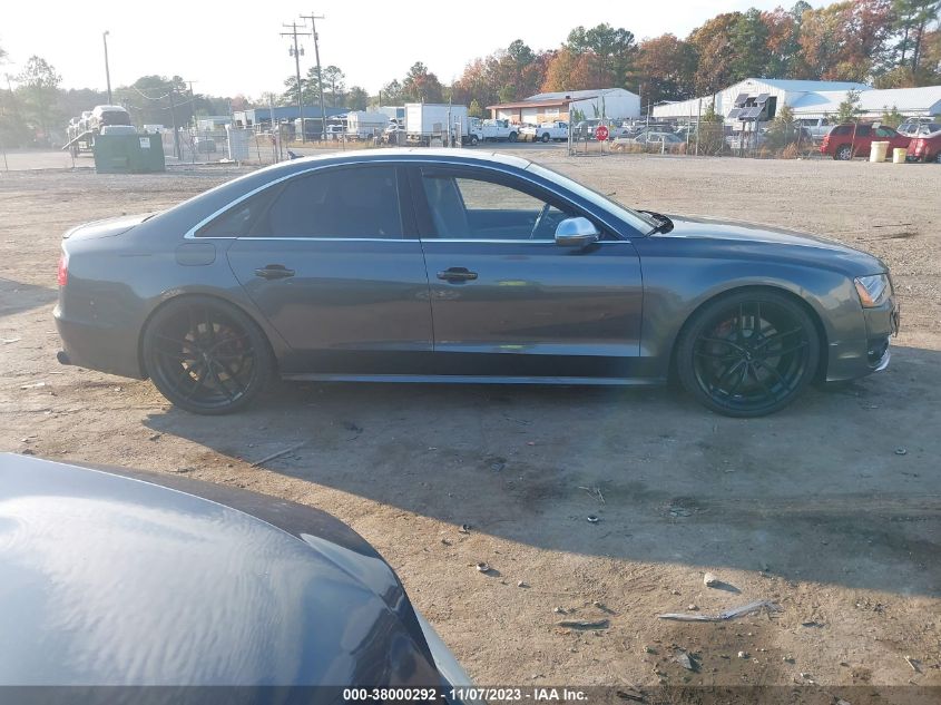 2014 AUDI S8 4.0T WAUD2AFD3EN010301