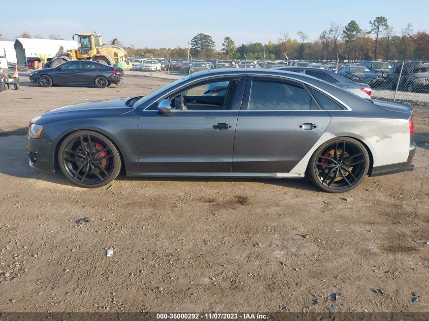 2014 AUDI S8 4.0T WAUD2AFD3EN010301