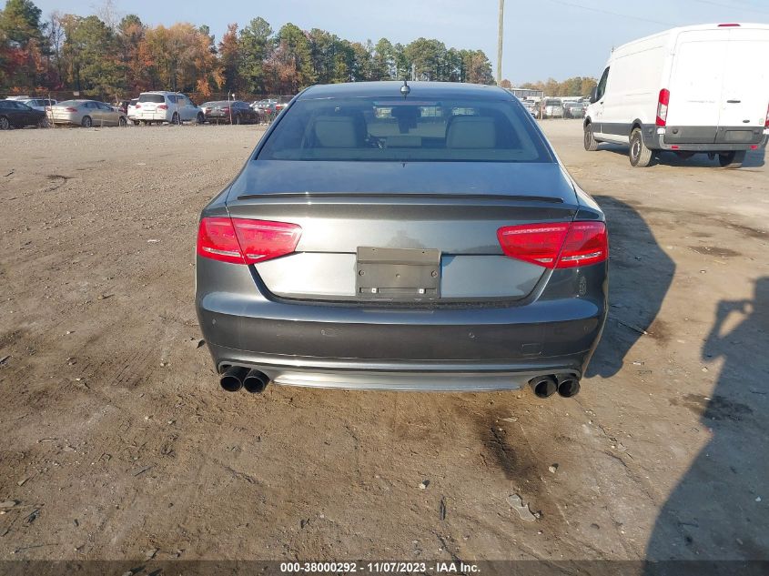 2014 AUDI S8 4.0T WAUD2AFD3EN010301