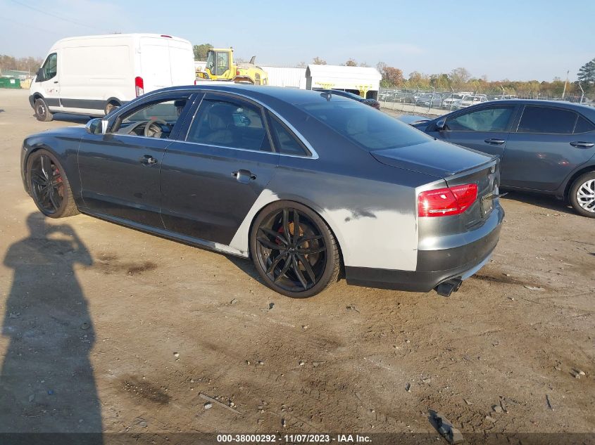 2014 AUDI S8 4.0T WAUD2AFD3EN010301